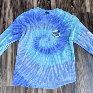 Tie-dye santa cruz long sleeve